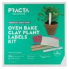 Practa Oven Bake Clay Plant Labels Kit