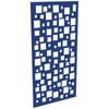 ProtectorAl 300-1200w x 1201-2400h Dark Blue/Gloss White Squares Unframed Composite Deco Panel