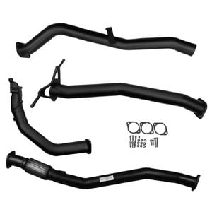 Ignite Exhausts Turbo Back For Nissan D22 Navara 2.5l 3" No Cat With Pipe Black Aluminised Steel