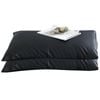 CottonMore 2pcs of 100% Cotton 650TC Sateen Pillowcases Plain Slate 48x73cm