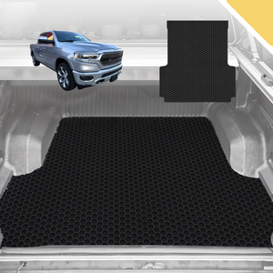 Outback GT 6D Pro Ute Tub Mat for RAM 1500 Limited (DT) 2019-Current without rambox 6ft 4in bed length - Black