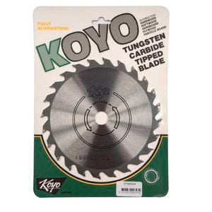 Koyo 180mm 24T 20/16mm Bore Circular Saw Blade For Timber Cutting