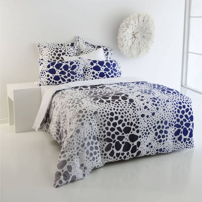 Shuteye Safari Blue Quilt Cover Set + Euro Pillowcases - Double