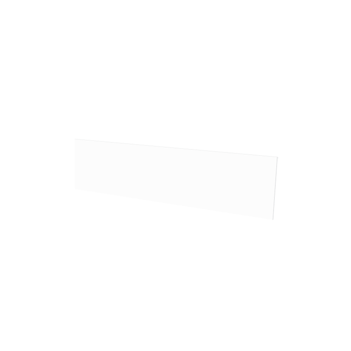 Vistelle 1200 x 300 x 4mm Salt High Gloss Acrylic Vanity Splashback