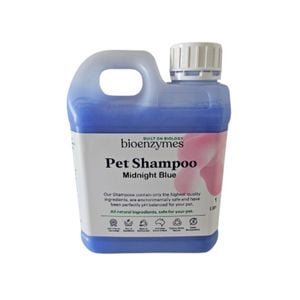 BioEnzymes Midnight Blue Pet Shampoo for Dark Coats 1lt