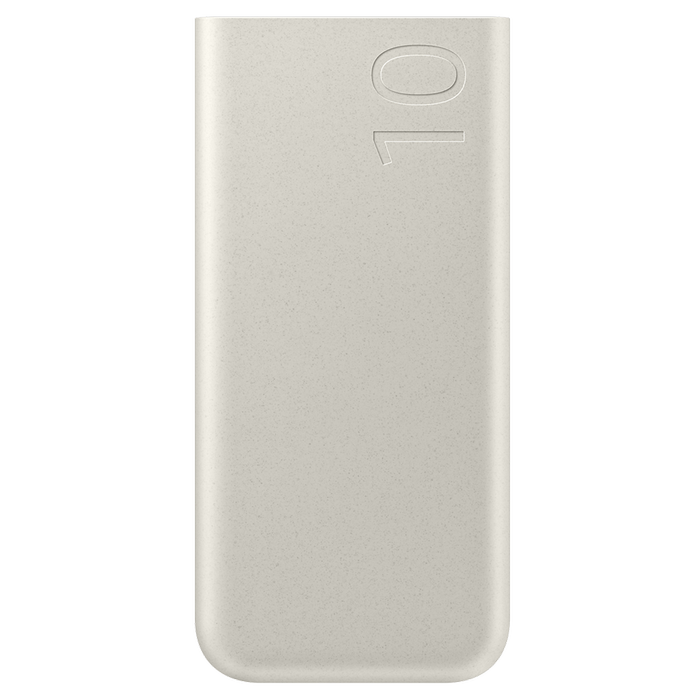 Samsung 25W Super FAST charging  2 x USB-C Port PD 10000mAh Slim Power Bank - Beige