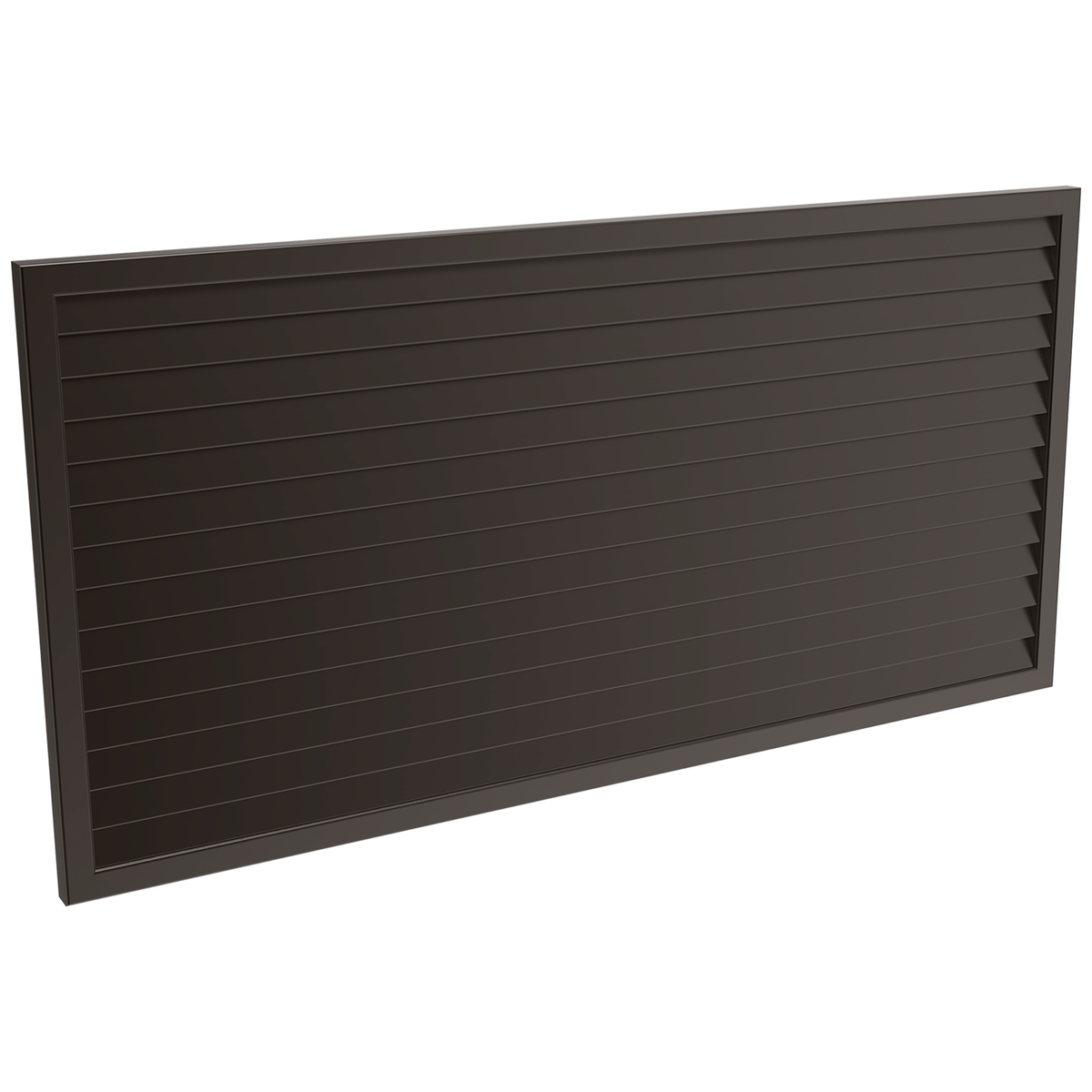 ProtectorAl 1001-2000W X 300-1000H Satin Black Aluminium Welded Louver ...