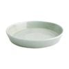 Olympia Cavolo Flat Round Bowls Spring Green 220mm 4 Pack Dinnerware Dishwasher Safe Ceramic