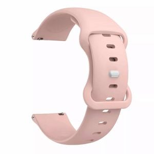 Silicone Sports Watch Band Strap First - For Samsung Galaxy Watch Garmin Venu Huawei Universal 22mm (Pink)