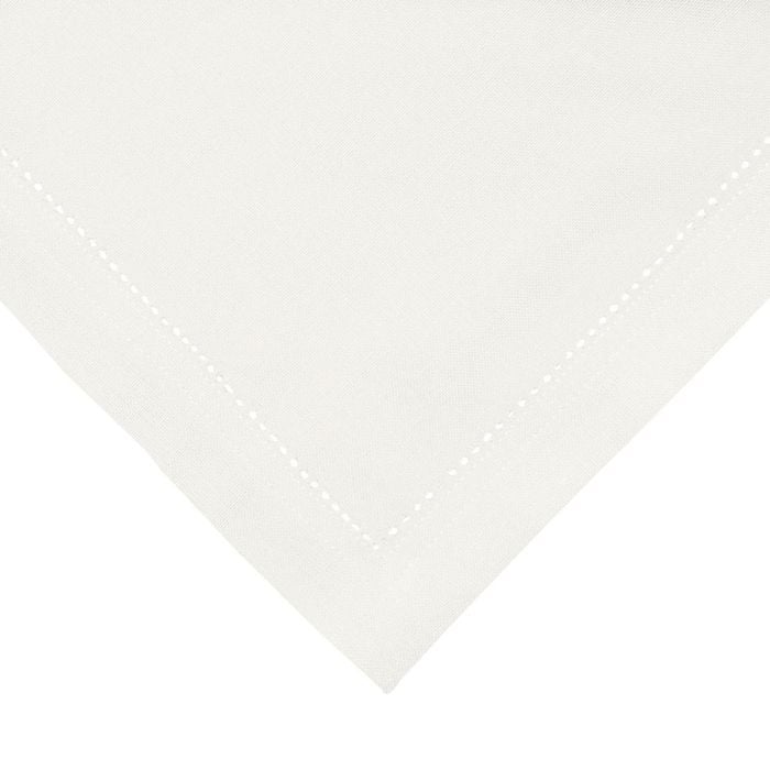 RANS Elegant Hemstitch Napkin - White