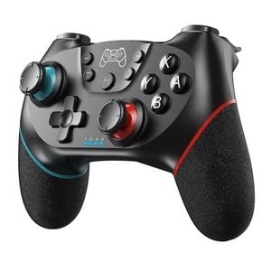 TEGAL Wireless Dual Motor Nintendo Switch Pro Controller - Blue Red Stripes