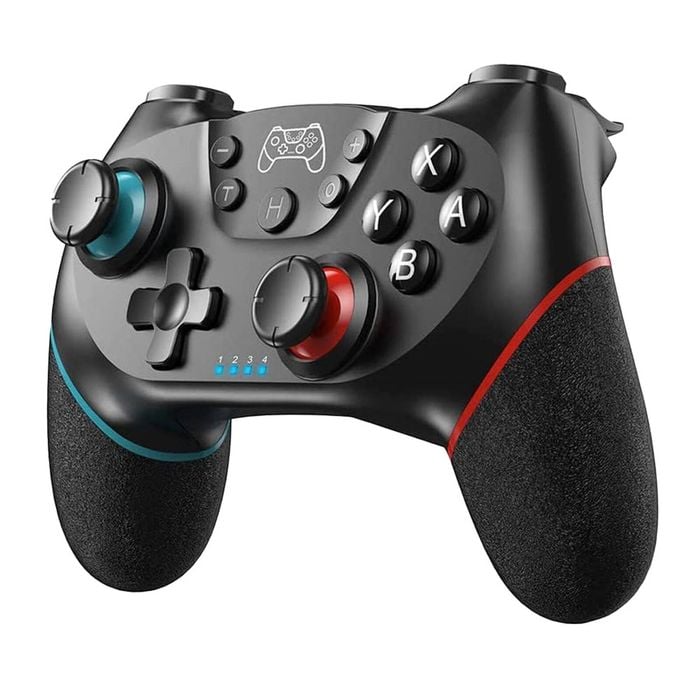 TEGAL Wireless Dual Motor Nintendo Switch Pro Controller - Blue Red Stripes