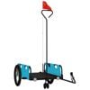 vidaXL Bike Trailer Pet Stroller Bicycle Wagon Cart Blue Oxford Fabric and Iron