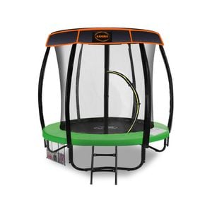 Kahuna Classic 6ft Trampoline With Roof Cover - Green