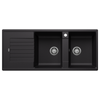BLANCO Black Silgranit ZIA 8S Double Right-Hand Bowl 528033