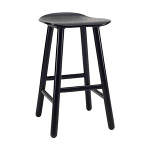 Modern Furniture Hetty 42x63cm Counter Stool - Black Ash Veneer