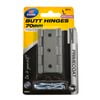 Zenith 70mm Primecoat Fixed Pin Butt Hinge - 2 Pack