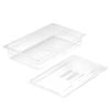 SOGA Clear Gastronorm Pan 1/1 100mm Deep with Lid