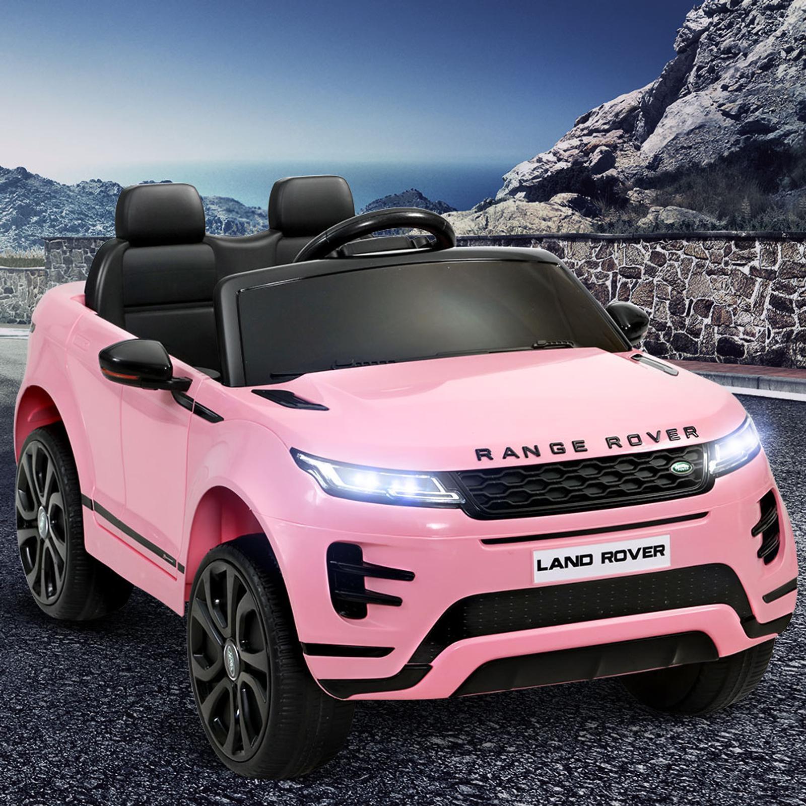 Pink range rover electric car online