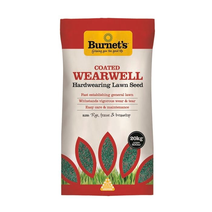 Burnet's 20kg Wearwell Hardwearing Lawn Seed