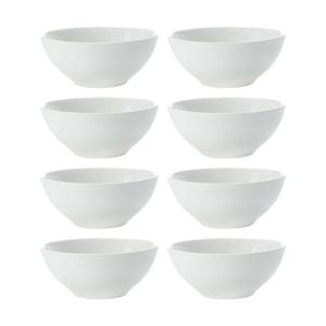 8PK Maxwell & Williams 9x3.5 cm White Basics Porcelain Round Sauce Bowl - White