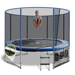 Oz Trampolines Summit Round 12 Ft. Above Ground Trampoline - Green