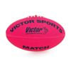Victor Sports Synthetic Football Durable AFL Ball Pink Size 2