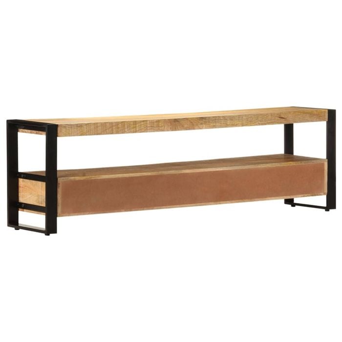 vidaXL Solid Mango Wood TV Cabinet Media Entertainment