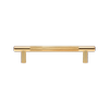 Lane 128Mm Brass Cabinet Knurled T Handle - 1 Pack