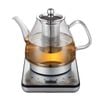 Healthy Choice 1.2l Digital Glass Kettle W/ Electric Tea Pot & Infuser 800w