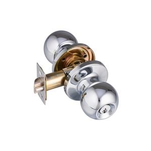 Schlage Chrome Regent Series Denver Entrance Knobset