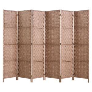 Artiss 6 Panel Room Divider Screen 245x170cm Woven