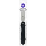Wilton Stainless Steel 23cm Straight Spatula - Black
