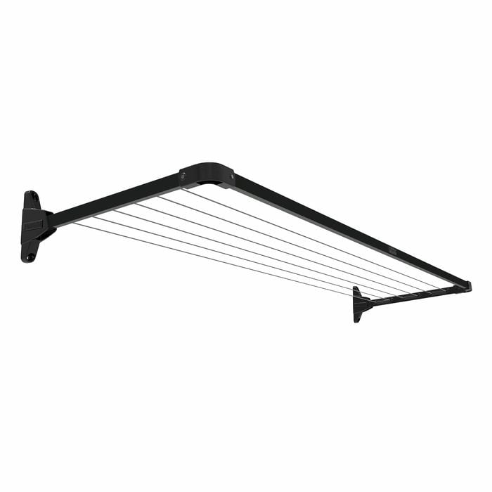 Daytek Anthracite Black MK2 LL Slim Fold Down Clothesline
