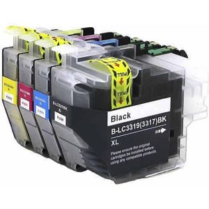 4x Lc3319xl Lc 3319xl Ink Cartridge For Brother Mfc J5330dw J5730dw J6530dw 6930