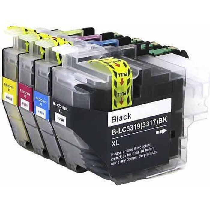 4x Lc3319xl Lc 3319xl Ink Cartridge For Brother Mfc J5330dw J5730dw J6530dw 6930