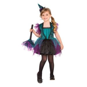 Rubies Bewitching Costume Dress Up Party Cosplay/Halloween Outfit Size 6-8y