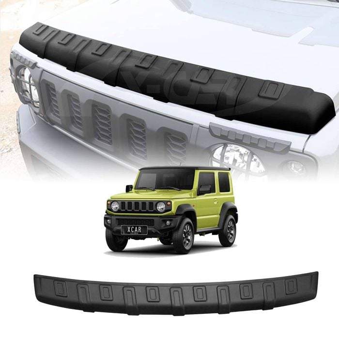 Bonnet Protector for Suzuki Jimny 3-Door 2018-Onwards Hood Guard Trim Cover Matt Black Raptor Style