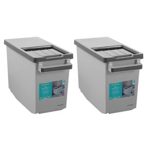2x Paws & Claws 44x30.5cm/20L Pet Food Storer Container