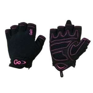 GoFit Women's Cross Training Gloves Pair Workout Gym Exercise Small Black