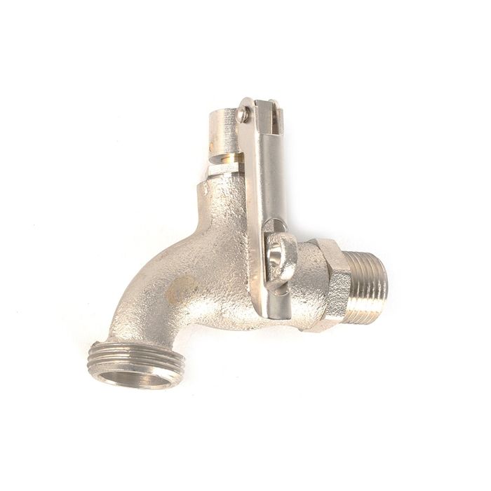 Kinetic Lockable Hose Tap 15mm Chrome Plated