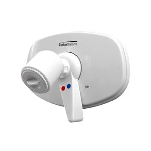 Aquatica Turbostream Shower Mixer (Tradepack) White