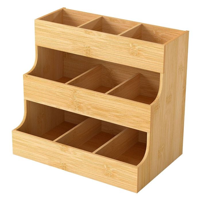 TOQUE Bamboo Tea Organizer