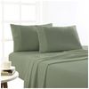 Park Avenue King Single Flannelette Fitted Sheet Set 175GSM Egypt Cotton Juniper