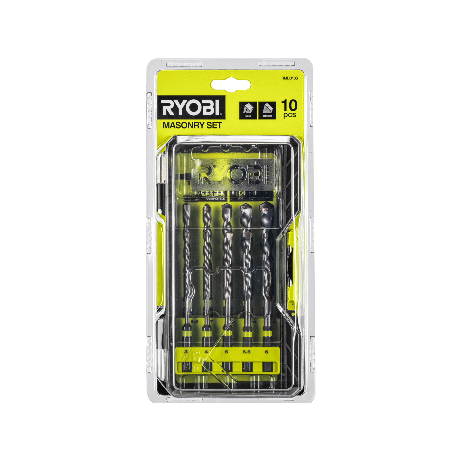 Ryobi 10 Piece Masonry Drill Bit Set Bunnings Australia