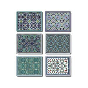 Cinnamon Cork Backed Coasters Set of 6 Dubai
