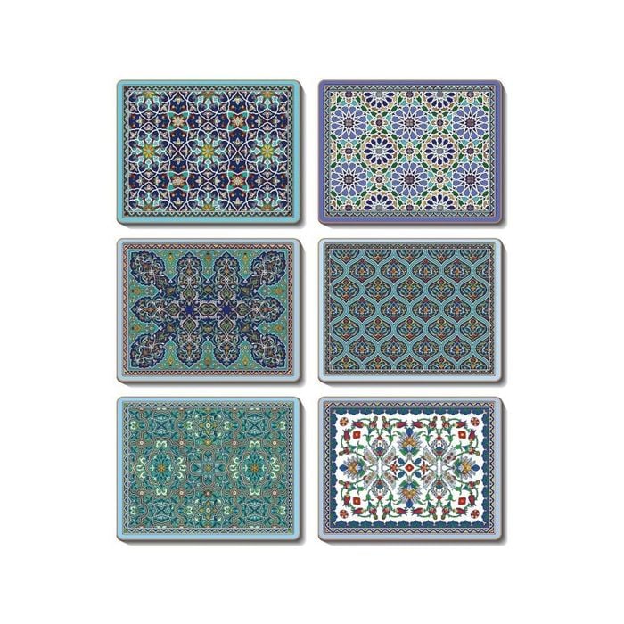 Cinnamon Cork Backed Coasters Set of 6 Dubai