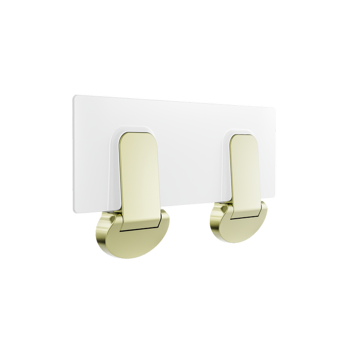Nero Mecca Care Shower Seat Brushed Gold