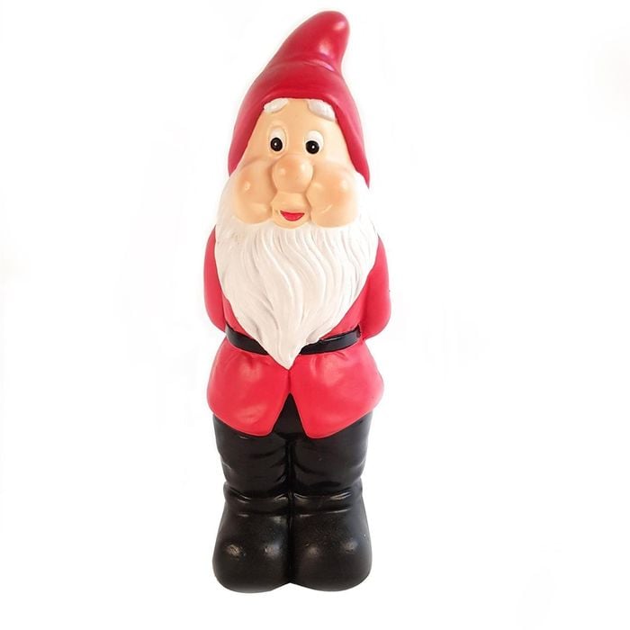 Tuscan Path 30cm Red And Black Terracotta Garden Gnome Statue