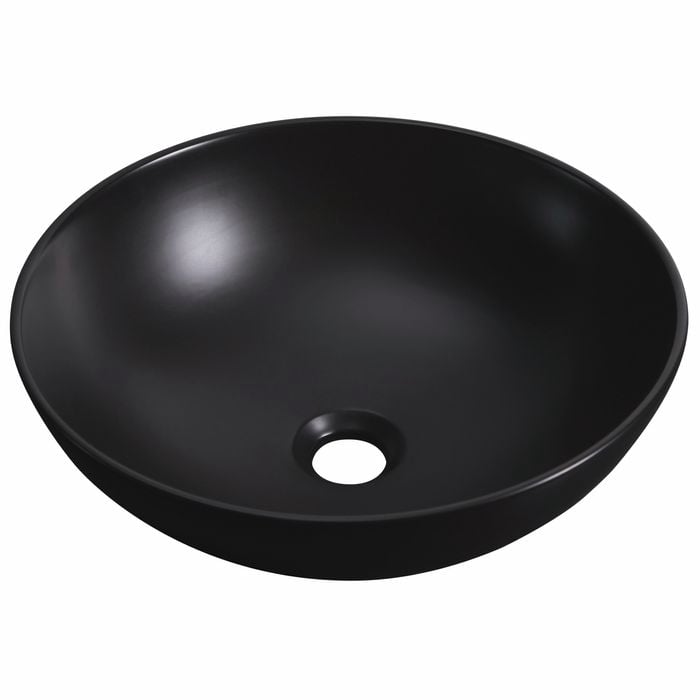 Mondella Matte Black Rumba Basin